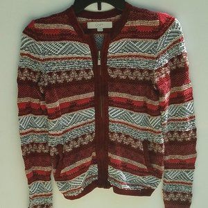 Loft Zipper Up Sweater